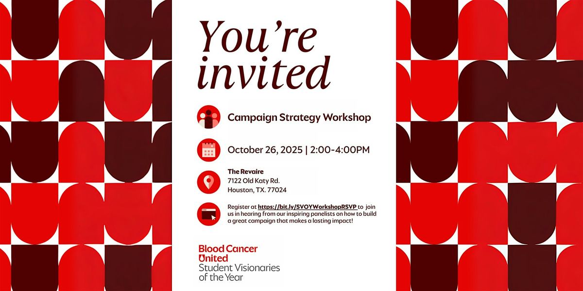 2026 Student Visionaries of the Year Sponsorship & Strategy Workshop, 26 October | Event in Houston | AllEvents
