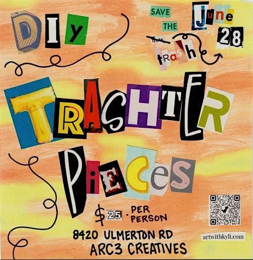 DIY Trashter Pieces (re-using "trash" as art), 28 June | Event in Largo | AllEvents
