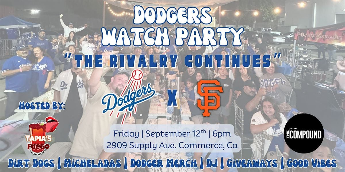 Dodger Watch Party!, 12 September | Event in Commerce | AllEvents