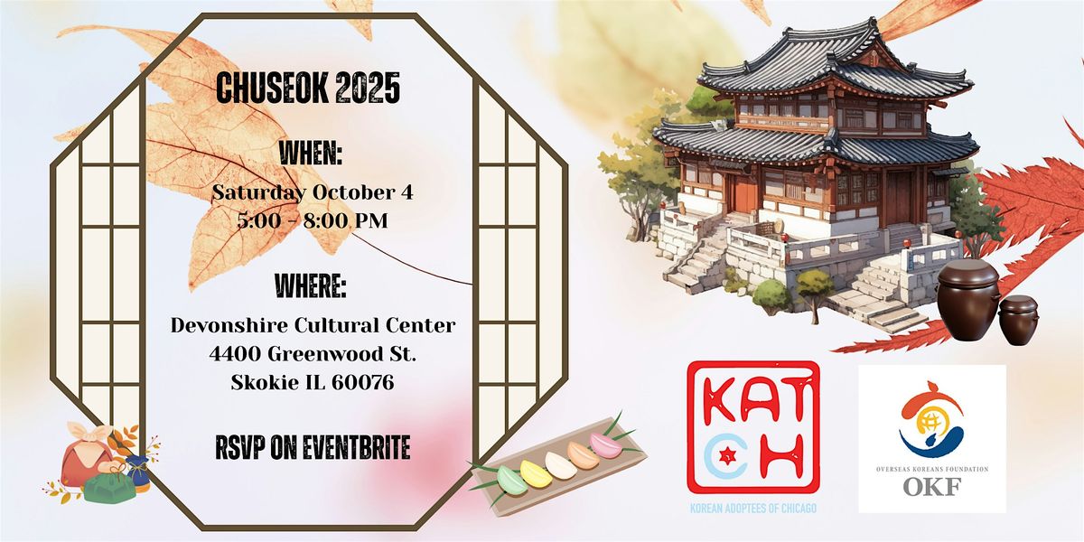 KATCH 2025 Chuseok, 4 October | Event in Skokie | AllEvents