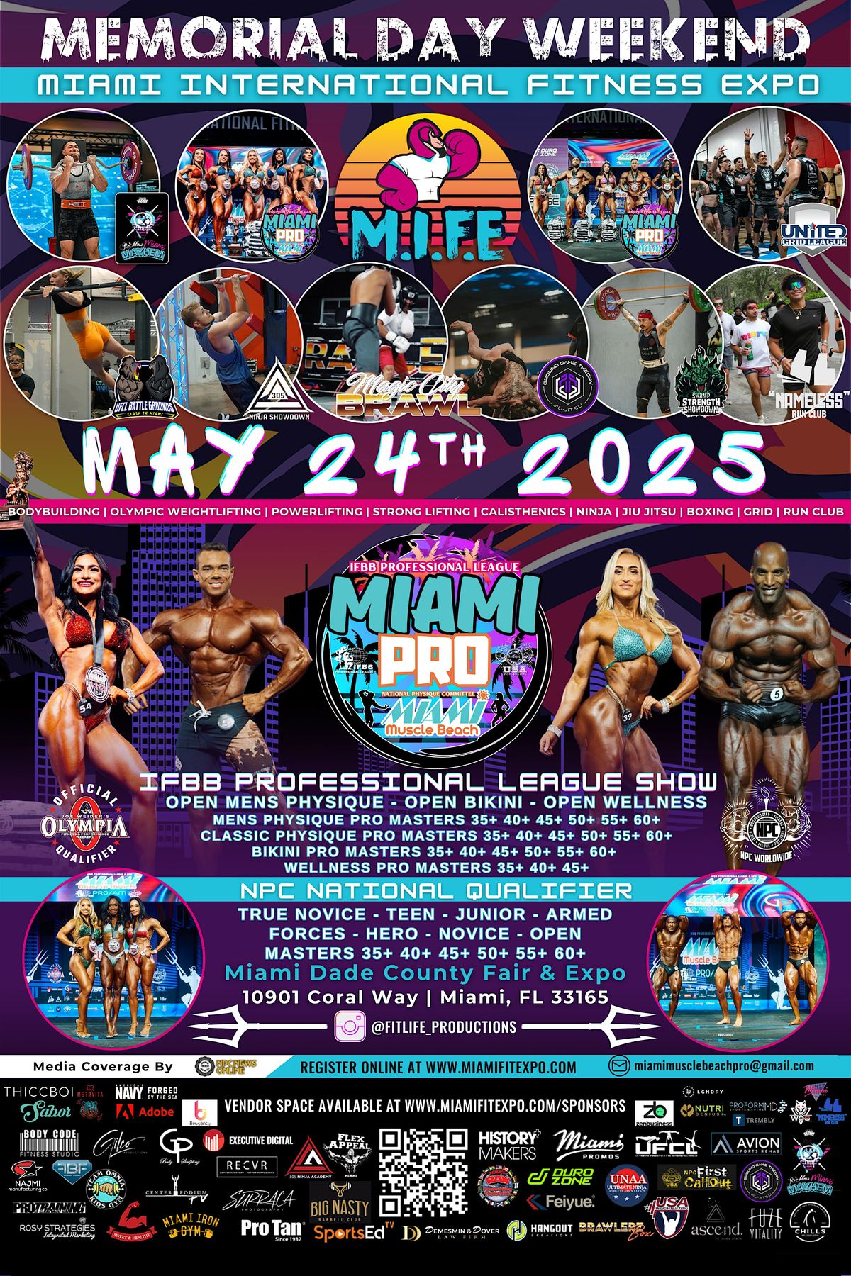 MIAMI INTERNATIONAL FITNESS EXPO (M.I.F.E) 2025, 24 May | Event in Miami | AllEvents