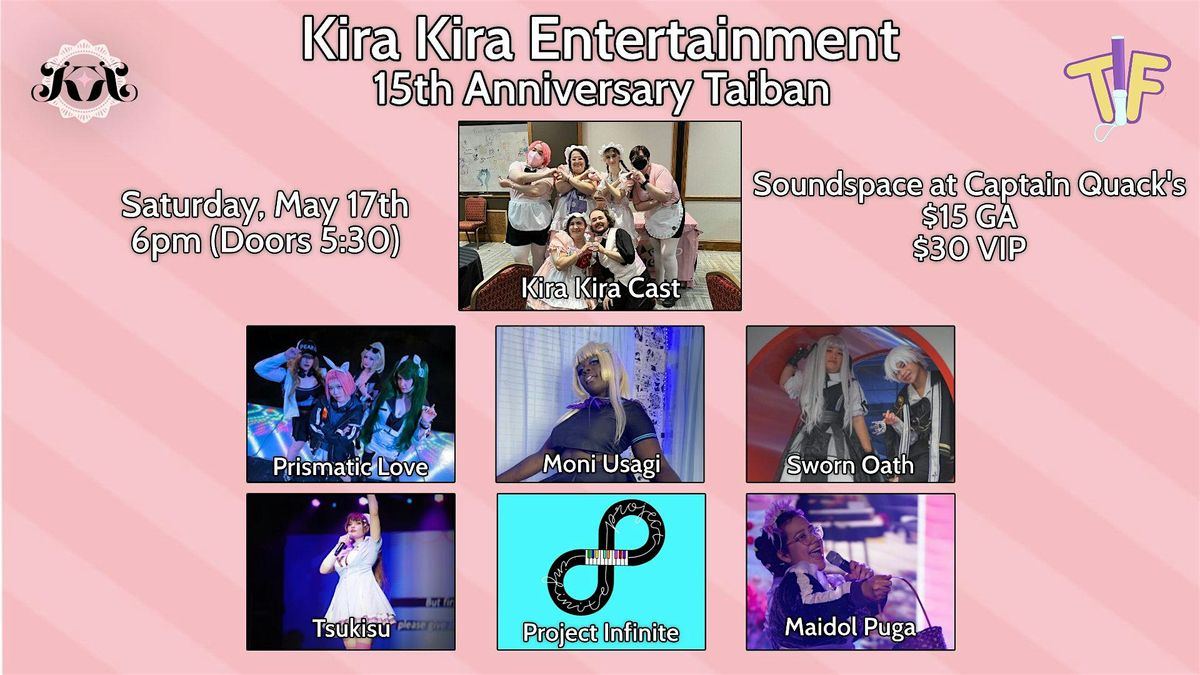 Kira Kira Entertainment 15th Anniversary Taiban, 17 May | Event in Austin | AllEvents