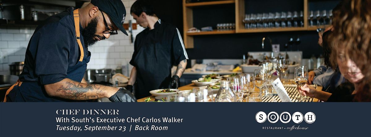 Fall  Dinner with South's Executive Chef Carlos Walker, 23 September | Event in Anchorage | AllEvents