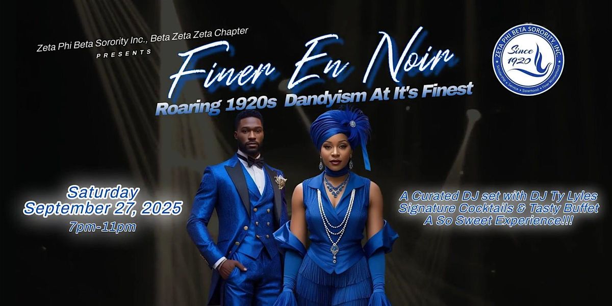 Finer En Noir 2025: Roaring 1920s - Dandyism At Its Finest, 27 September | Event in Fairfield | AllEvents