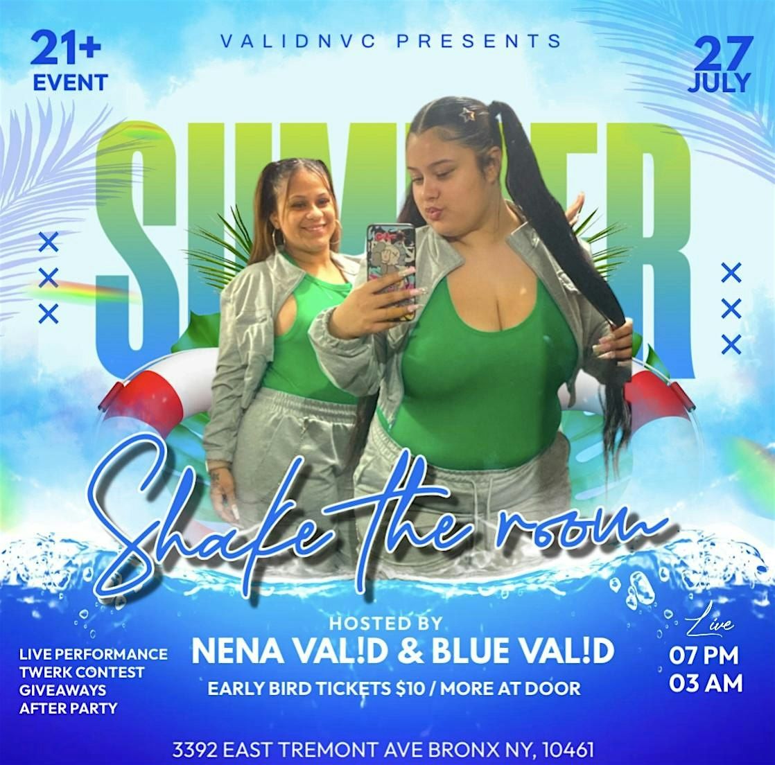 SHAKE THE ROOM, 27 July | Event in The Bronx | AllEvents