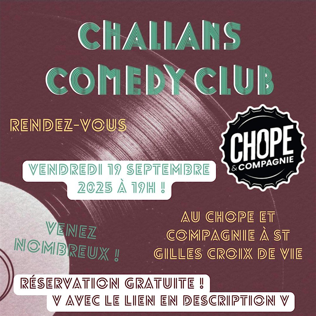 Soirée stand up au Chope et Compagnie de saint gilles croix de vie, 19 September | Event in Saint-Gilles-Croix-de-Vie