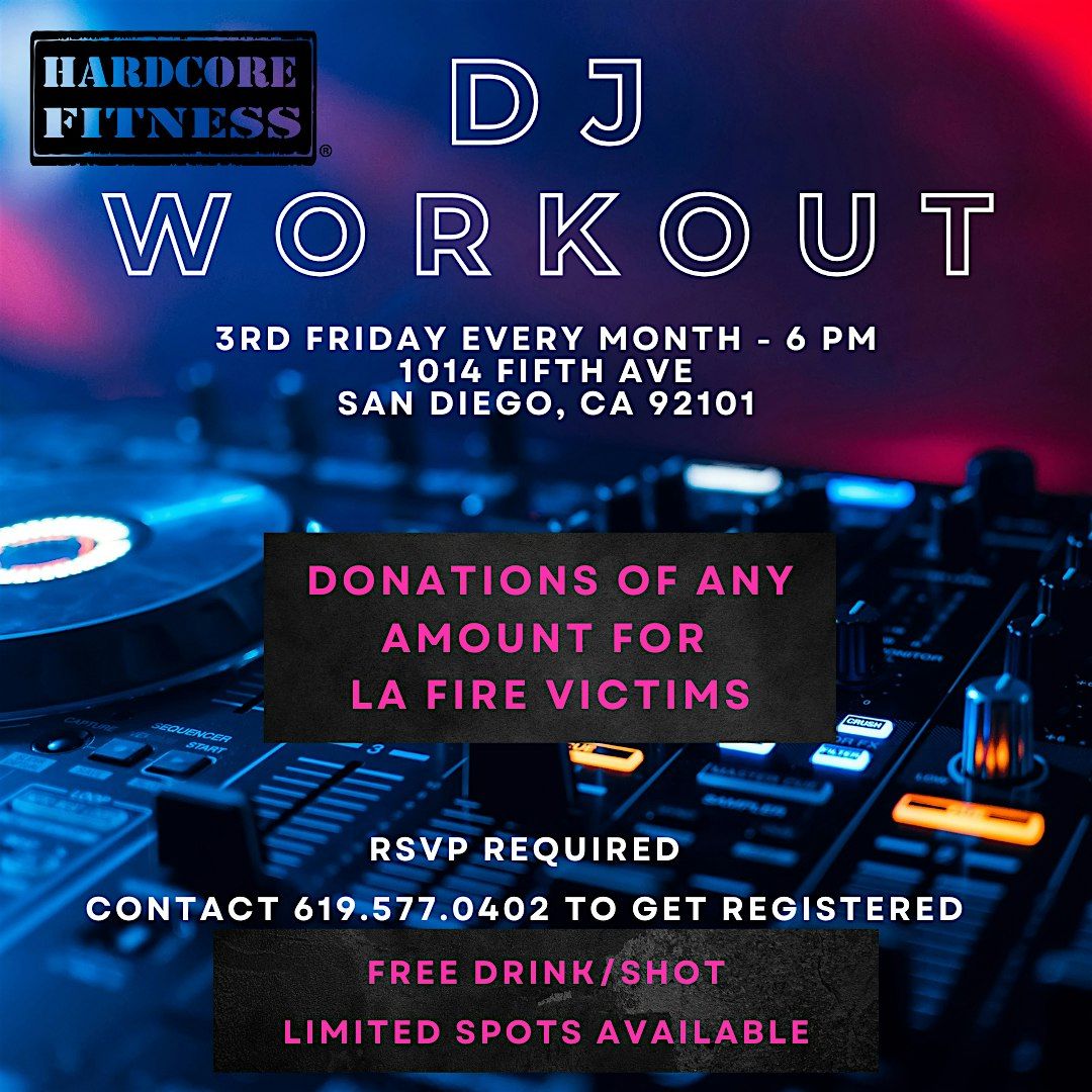 DJ Workout-Come Sweat with Us! | Event in San Diego | AllEvents