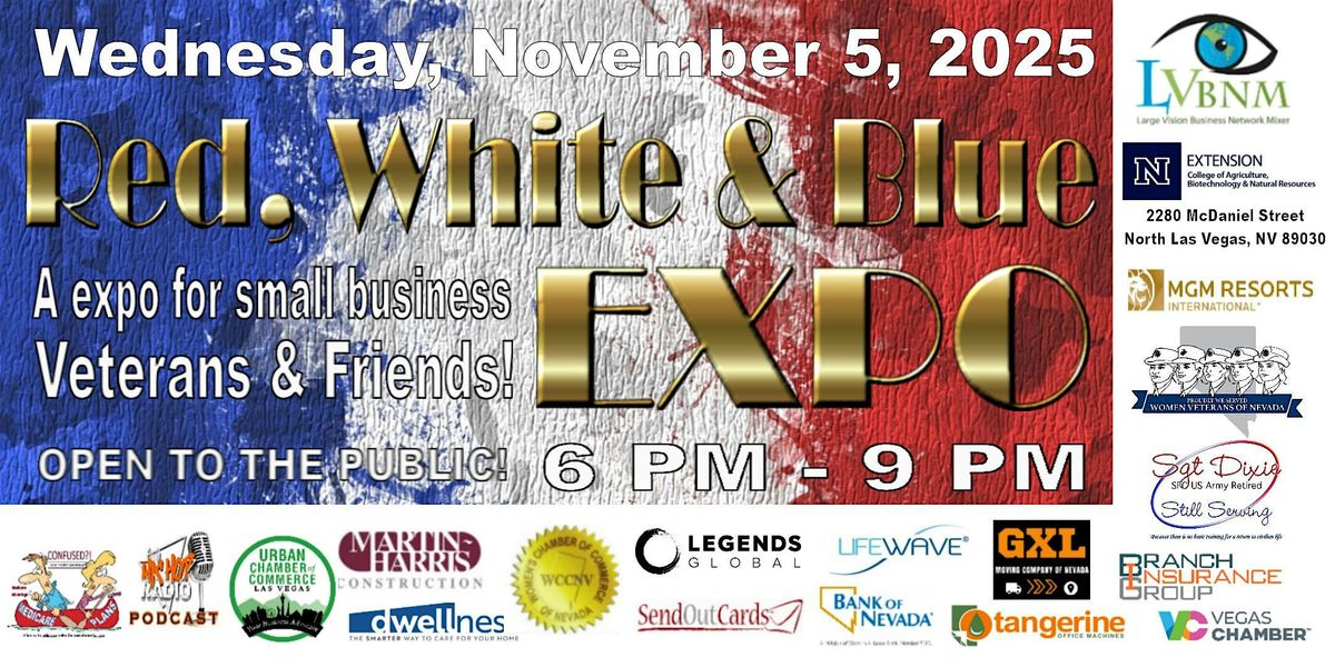 19th Annual Red White & Blue Expo, 5 November | Event in North Las Vegas | AllEvents