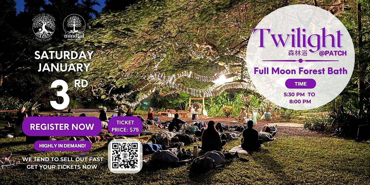 Twilight @ Patch - Full Moon Forest Bath, 3 January | Event in Miami | AllEvents