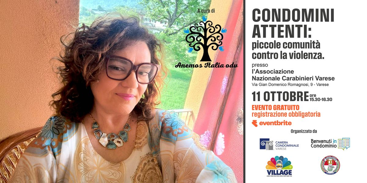 Condomini Attenti: piccole comunità contro la violenza, 11 October | Event in Varese | AllEvents