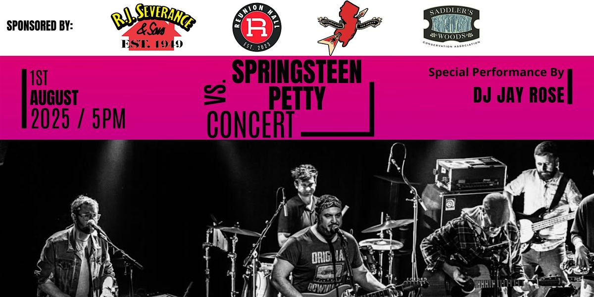 Springsteen vs Petty Tribute Band - Born To Run Down The Dream!, 1 August | Event in Haddon Two | AllEvents