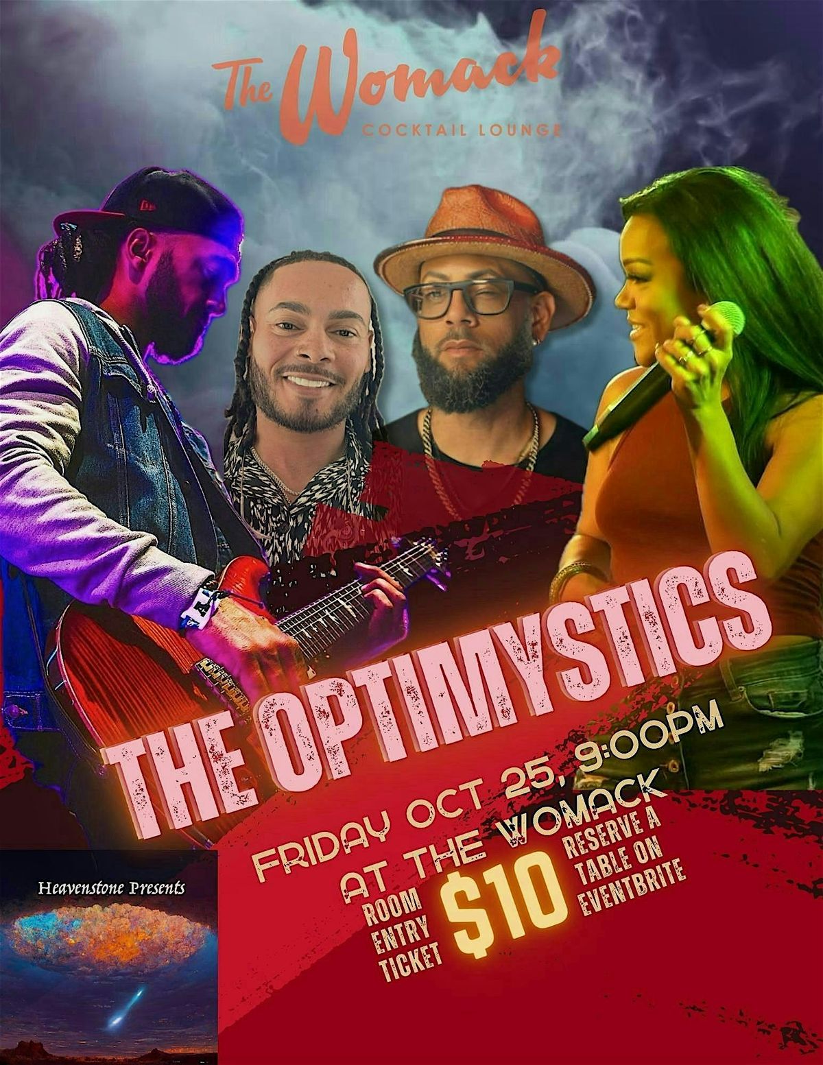The Optimystics at the Womack, 11 July | Event in Phoenix | AllEvents