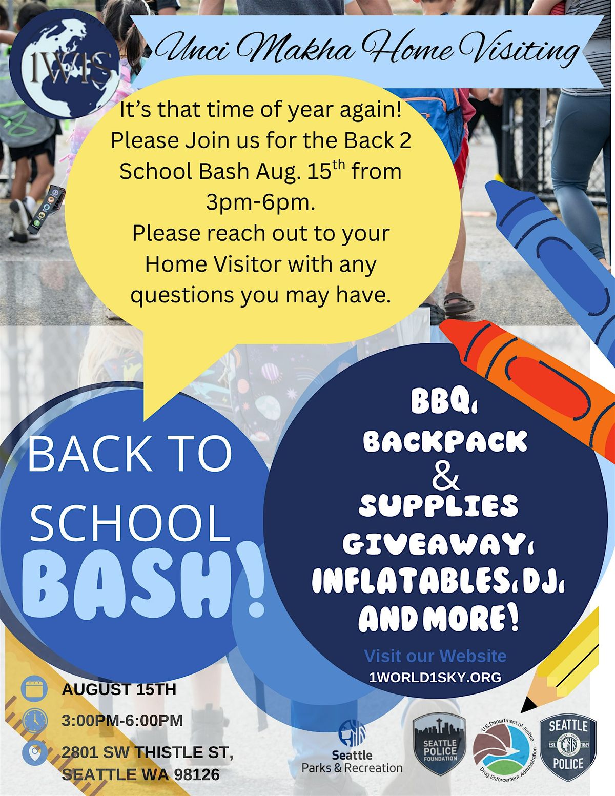 Back to School Bash, 15 August | Event in Seattle | AllEvents