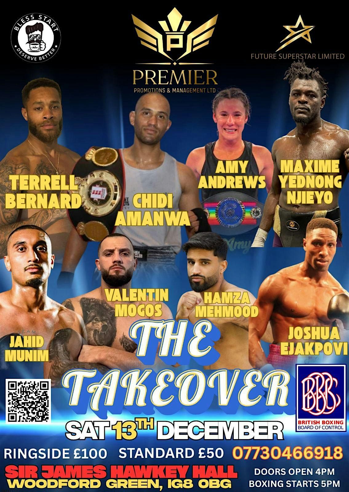 The Takeover Boxing Show, 13 December | Event in Woodford | AllEvents