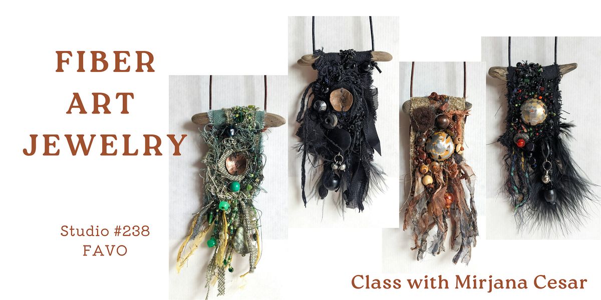 Fiber art necklace workshop, 23 May | Event in Orlando | AllEvents