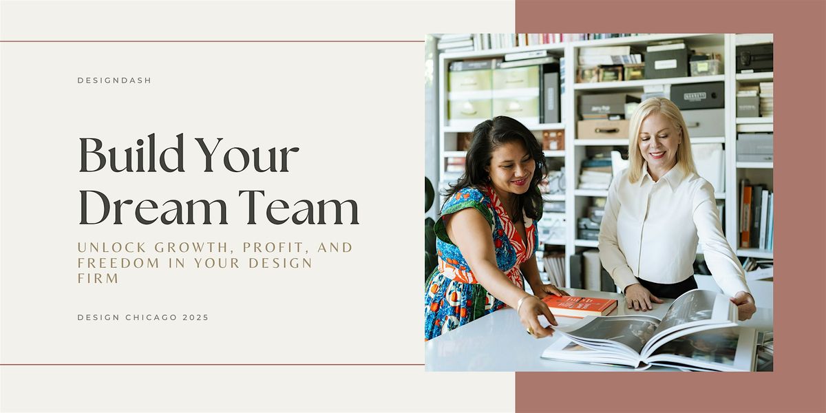 Build Your Dream Team at Design Chicago, 8 October | Event in Chicago | AllEvents