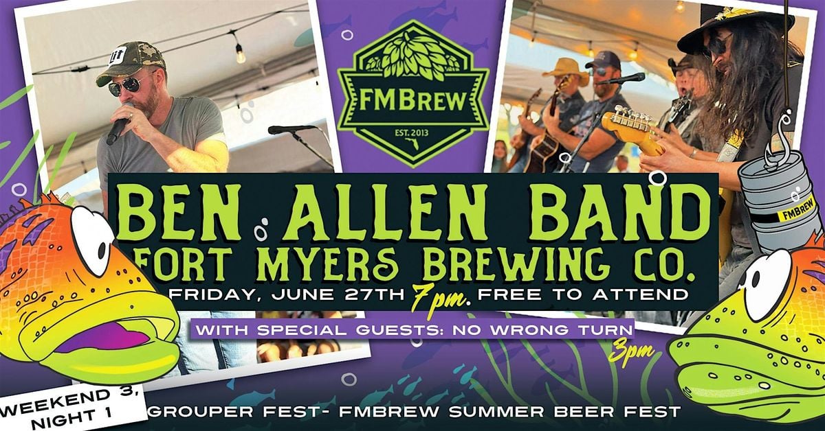 Grouper Fest - Summer Beer Fest - Week 3 Night 1, 27 June | Event in Fort Myers | AllEvents