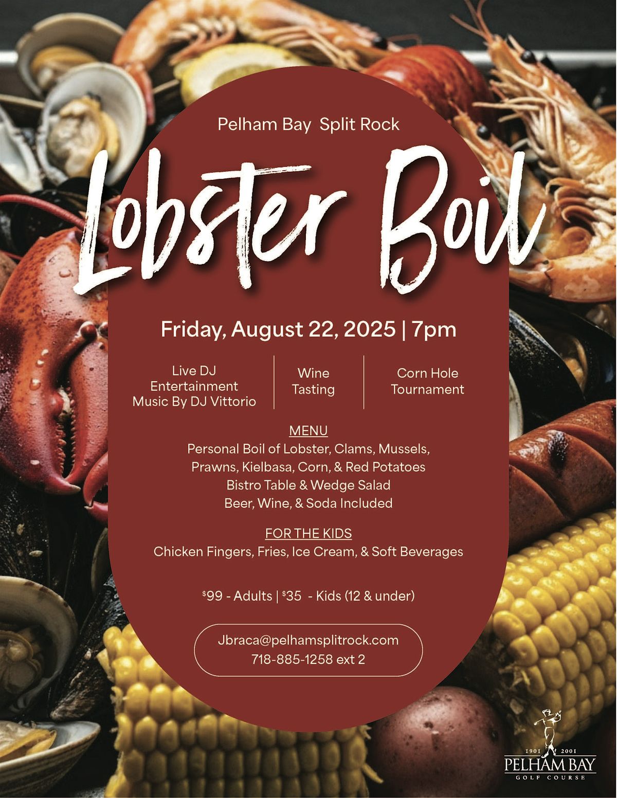 Lobster Boil, 22 August | Event in Bronx | AllEvents