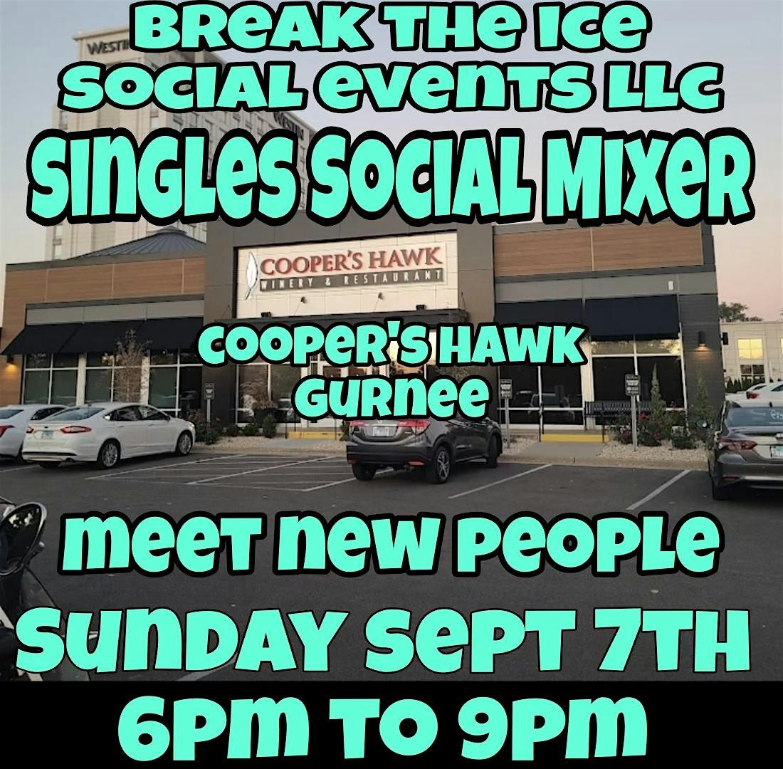 Singles Social Mixer Gurnee Cooper's Hawk, 7 September | Event in Gurnee | AllEvents