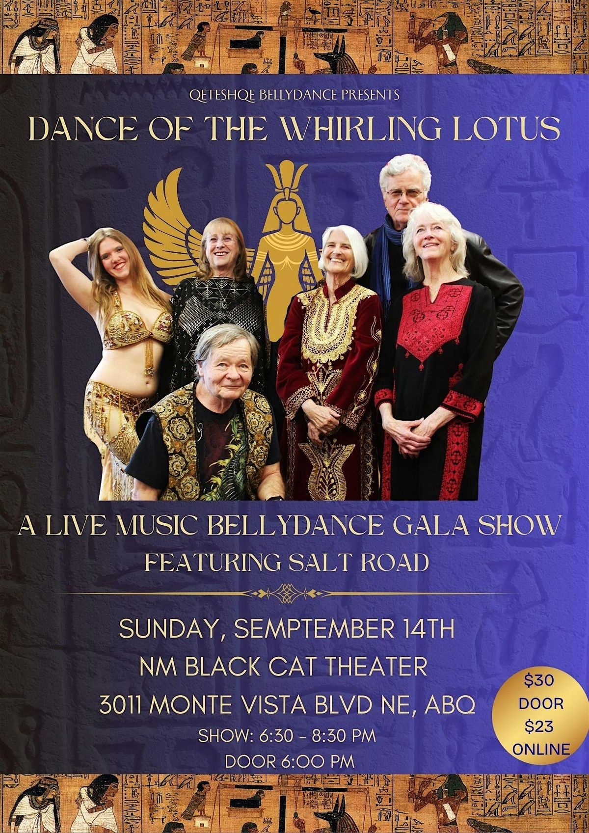Live Music BellyDance Gala Show with: Salt Road Middle Eastern Ensemble, 14 September | Event in Albuquerque