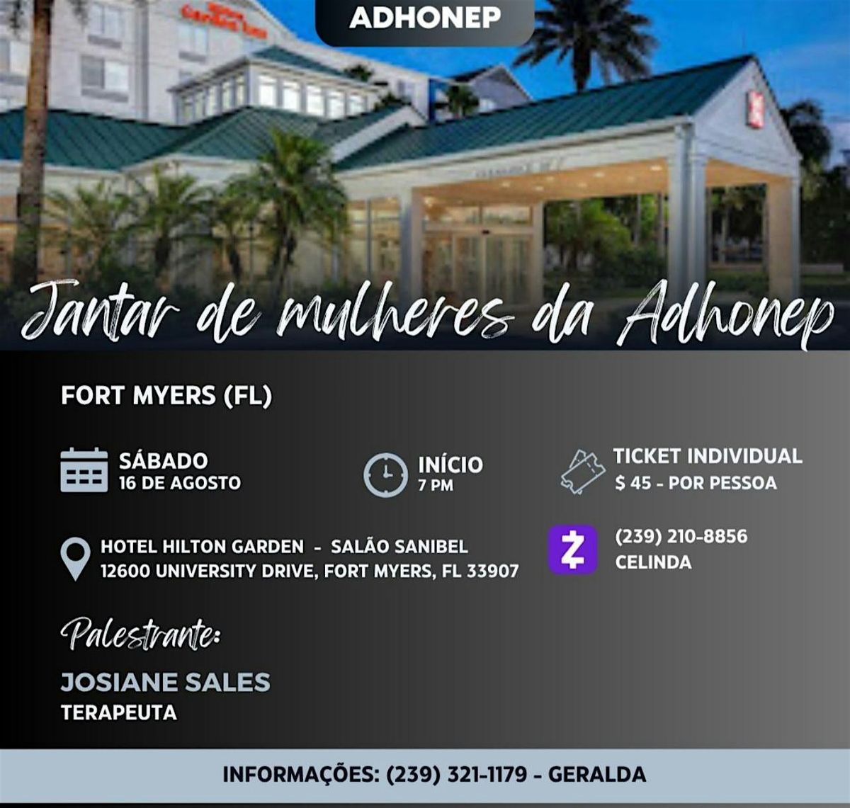 ADHONEP, 16 August | Event in Fort Myers | AllEvents