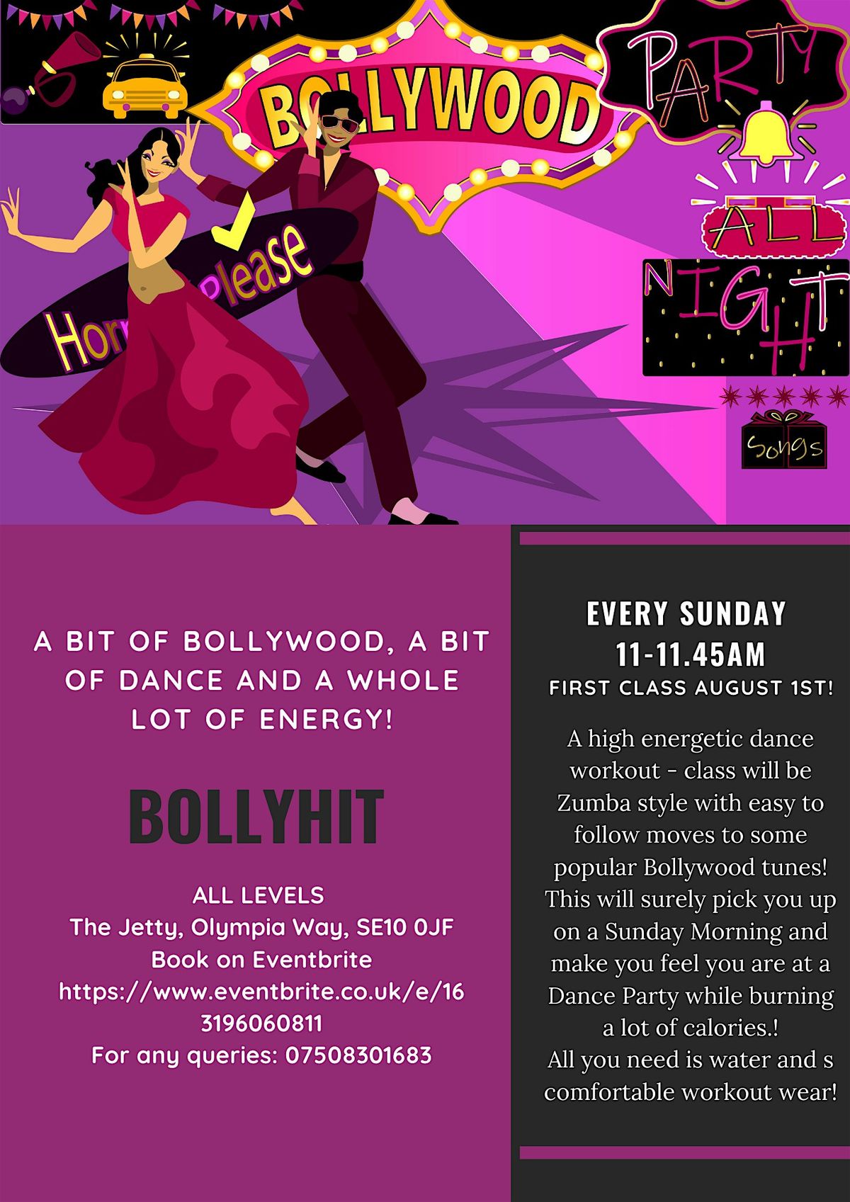 BollyHit, Bollywood Dance Fitness(North Greenwich), 6 December | Event in London | AllEvents