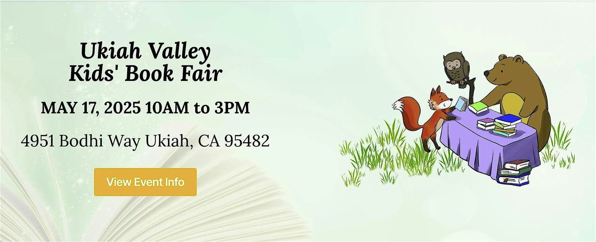 Ukiah  Kid's Book Fair, 17 May | Event in Ukiah | AllEvents