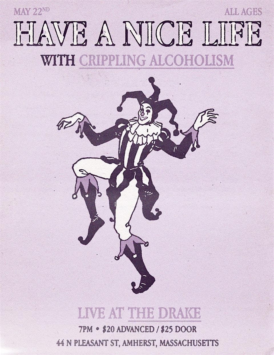 HAVE A NICE LIFE, 22 May | Event in Amherst | AllEvents