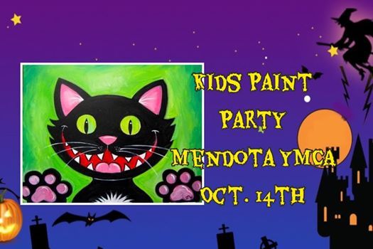 Scaredy Cat Kids Paint Party At Mendota Ymca Mendota