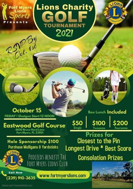 19th September 2021 Events In Fort Myers Randy Houser Golf Tournament 2022