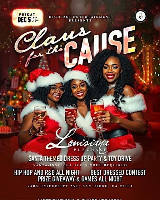 Claus For The Clause, 5 December | Event in San Diego | AllEvents