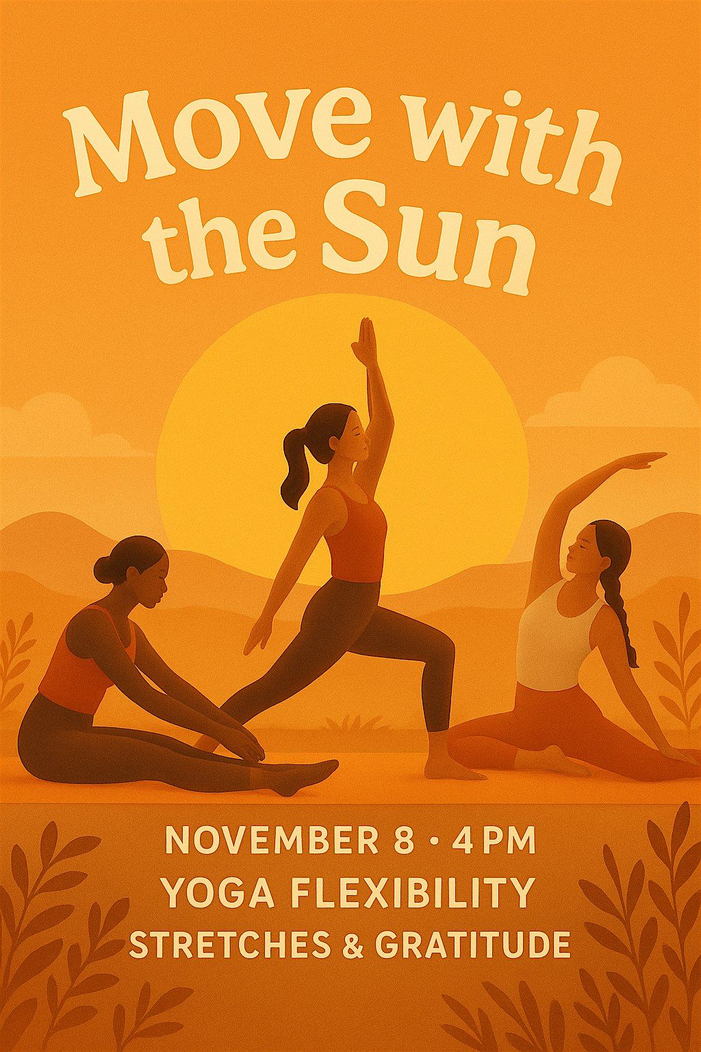 Copy of ✨ Move with the Sun ✨, 22 November | Event in Katy | AllEvents