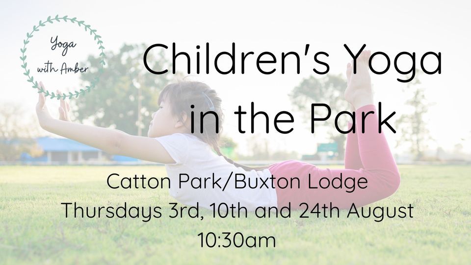 Childrens Yoga in the Park, Catton Park, Norwich, August 24 2023