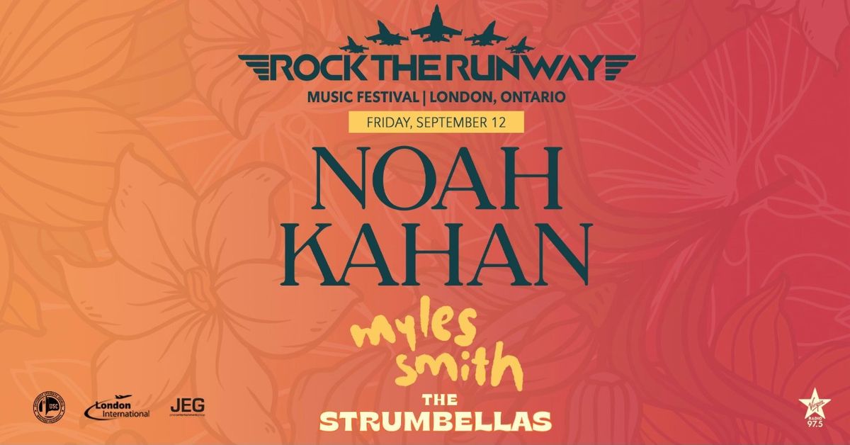 Rock The Runway with Noah Kahan, Myles Smith, The Strumbellas and more, 12 September | Event in London | AllEvents