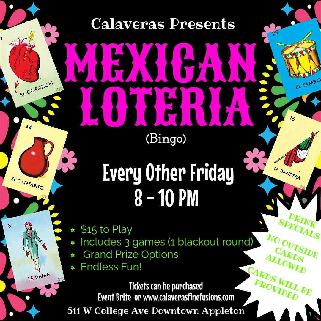 Loteria at Calaveras, 19 December | Event in Appleton | AllEvents