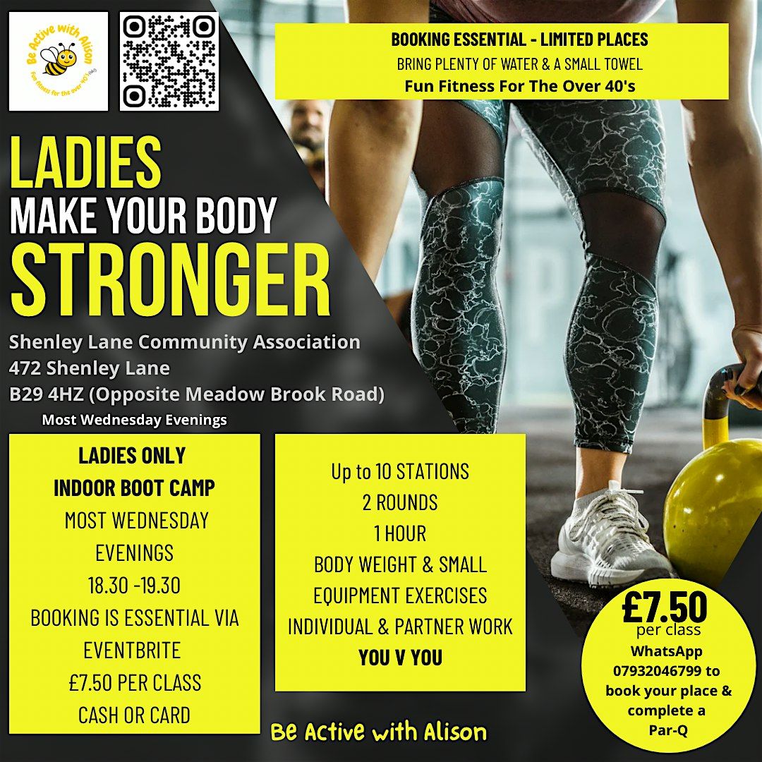 Ladies Only Over 40's ish Bootcamp, 26 November | Event in Birmingham | AllEvents