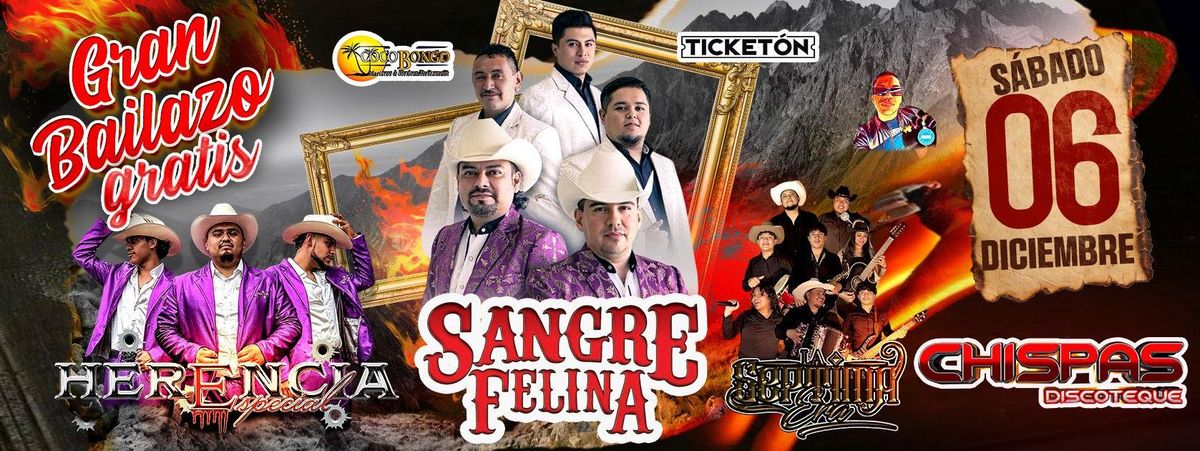 SANGRE FELINA, HERENCIA ESPECIAL & MAS, 6 December | Event in Indianapolis | AllEvents