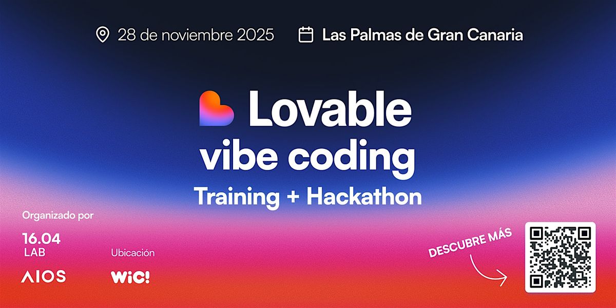 Lovable Vibe Coding Training + Hackaton, 28 November | Event in Las Palmas de Gran Canaria | AllEvents