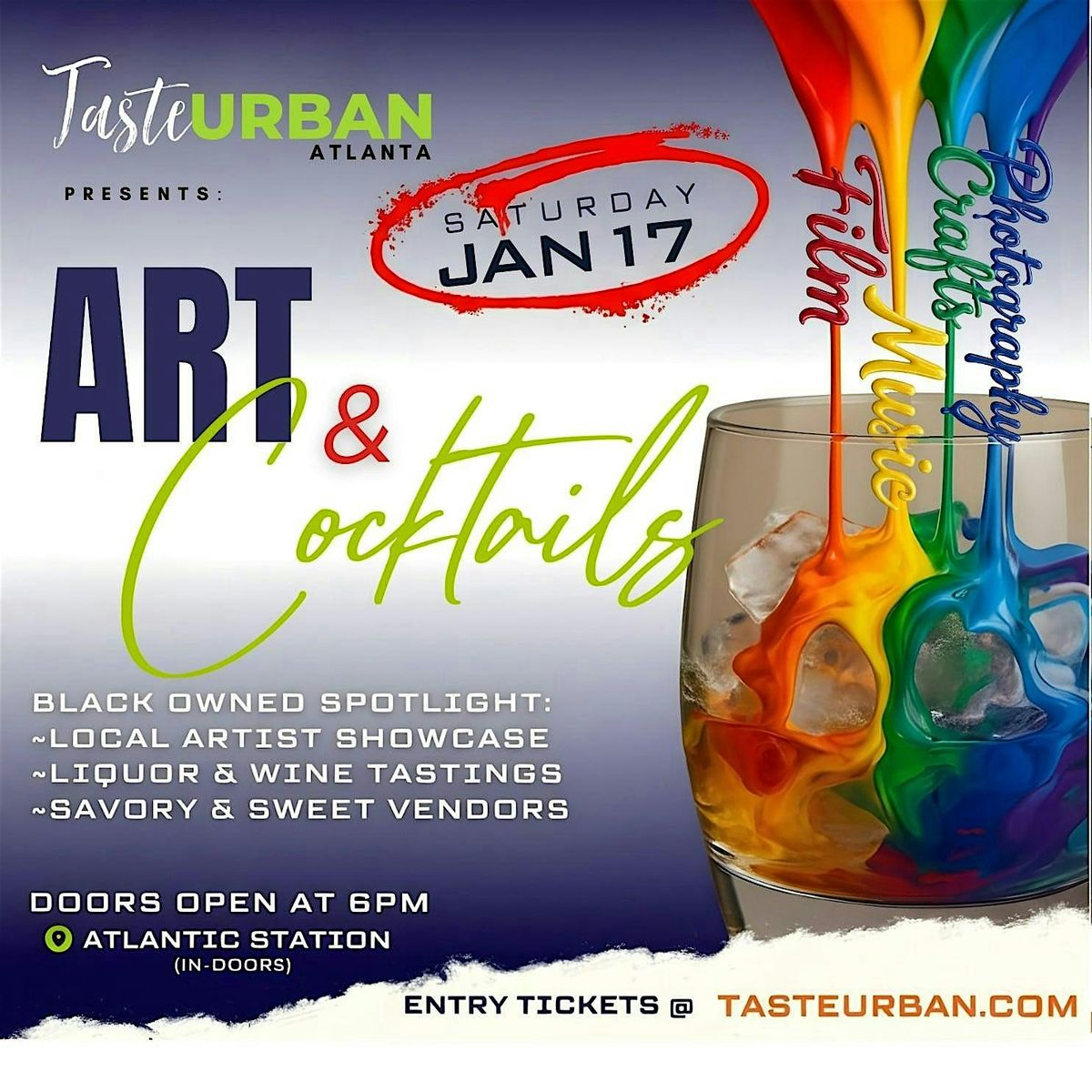 Art & Cocktails: Atlanta's Black Artist & Liquor Tasting Event!, 17 January | Event in Atlanta | AllEvents