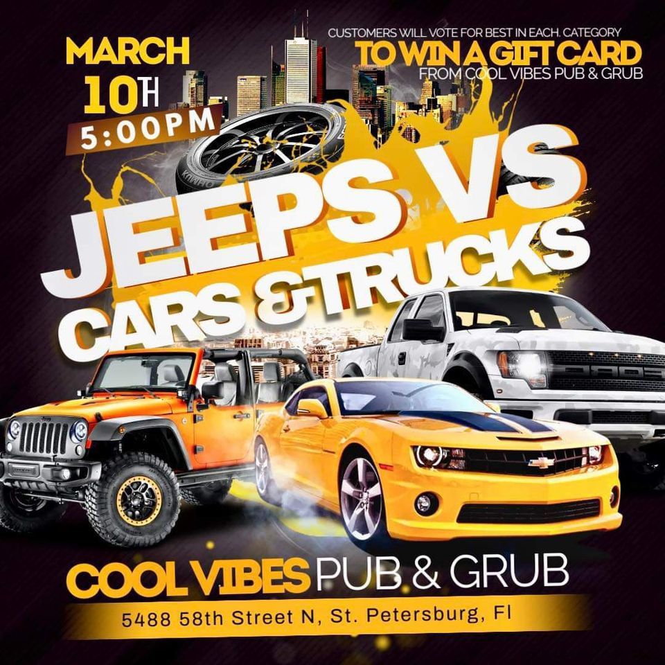 Jeeps vs Trucks vs Cars Parking Lot Takeover!, 5488 58th Street North