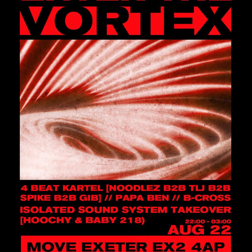 Enter The Vortex - Rave Party - Move Exeter 22.08.25, 22 August | Event in Exeter | AllEvents