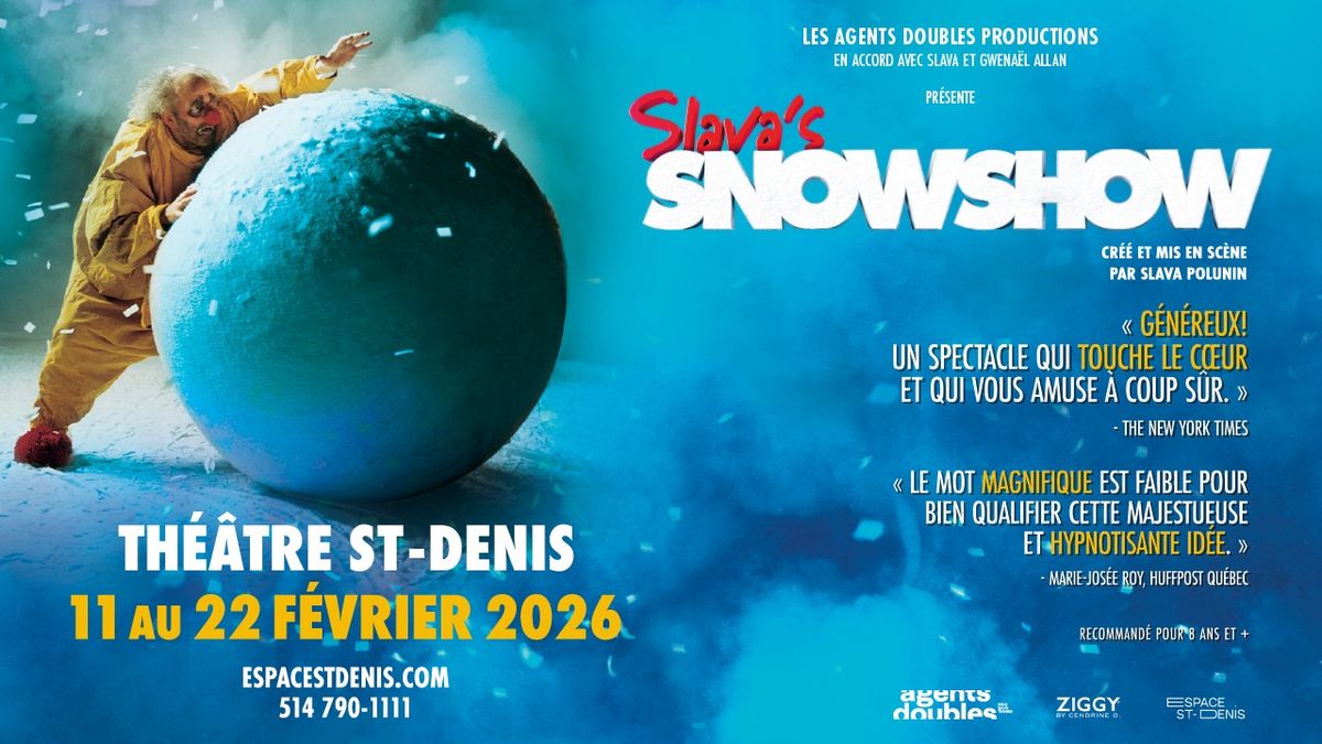 Slava's Snowshow - Quebec, 1 March | Event in Quebec | AllEvents