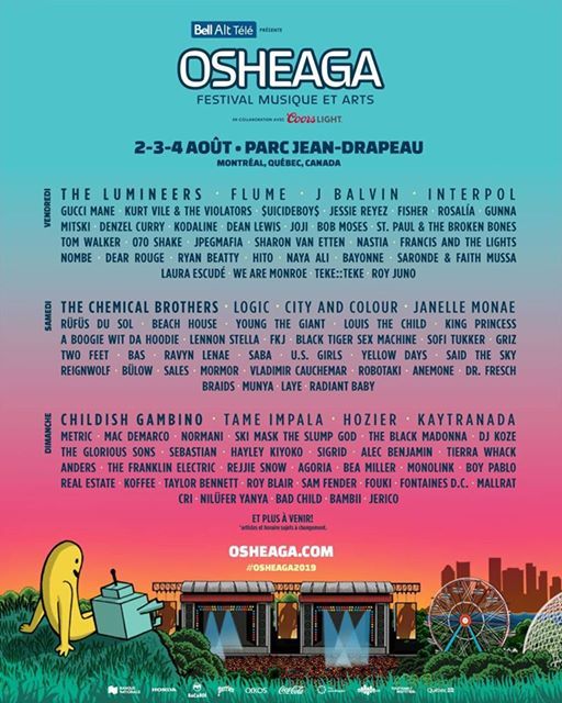 Osheaga Music and Arts Festival 2019, Montréal, Canada, Montreal