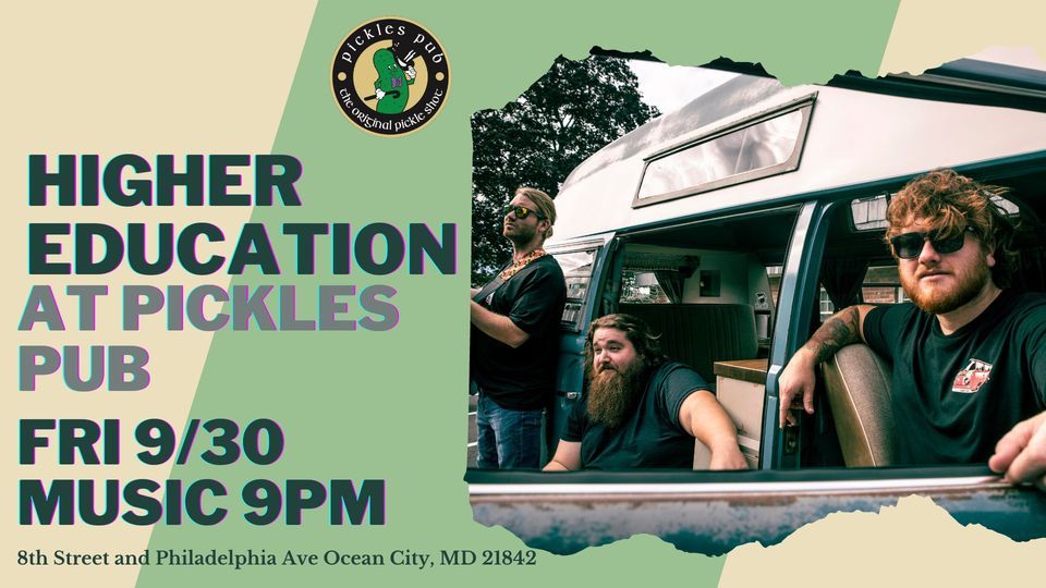 Higher Ed Pickles Pub, Ocean City MD, Pickles Pub Ocean City