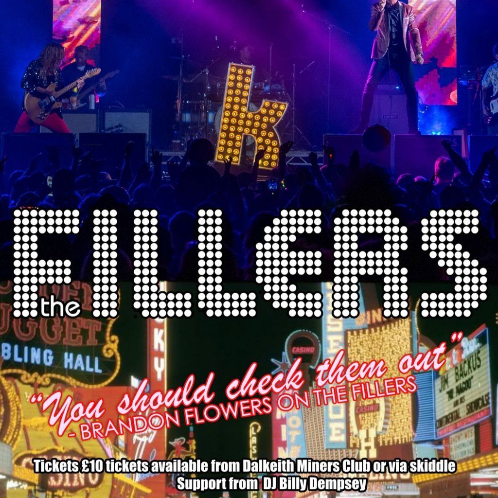 The Fillers - Killers Tribute, 14 March | Event in Edinburgh | AllEvents
