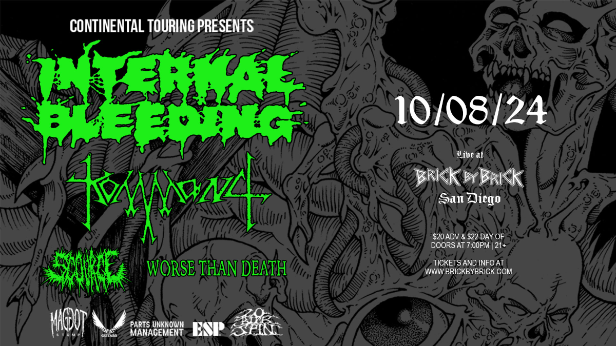 Brick By Brick with Internal Bleeding, 13 March | Event in Albany | AllEvents