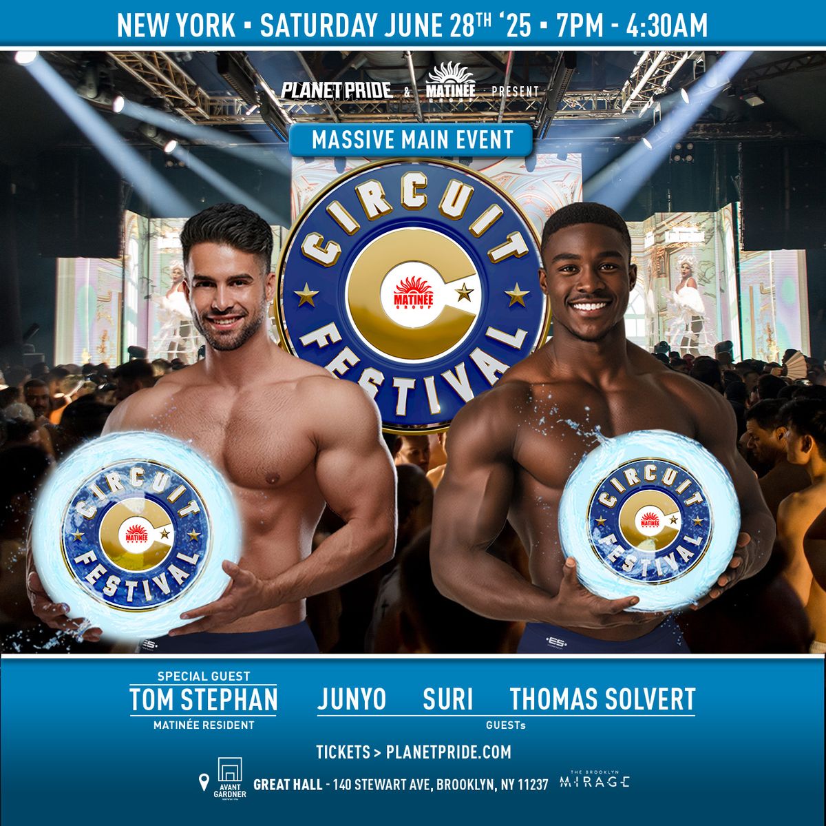 Circuit Festival at Great Hall - Avant Gardner, 28 June | Event in Brooklyn | AllEvents