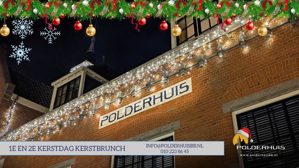 1e En 2e Kerstdag 2023 Kerstbrunch 1e en 2e Kerstdag bij het Polderhuis., Polderhuis Bed