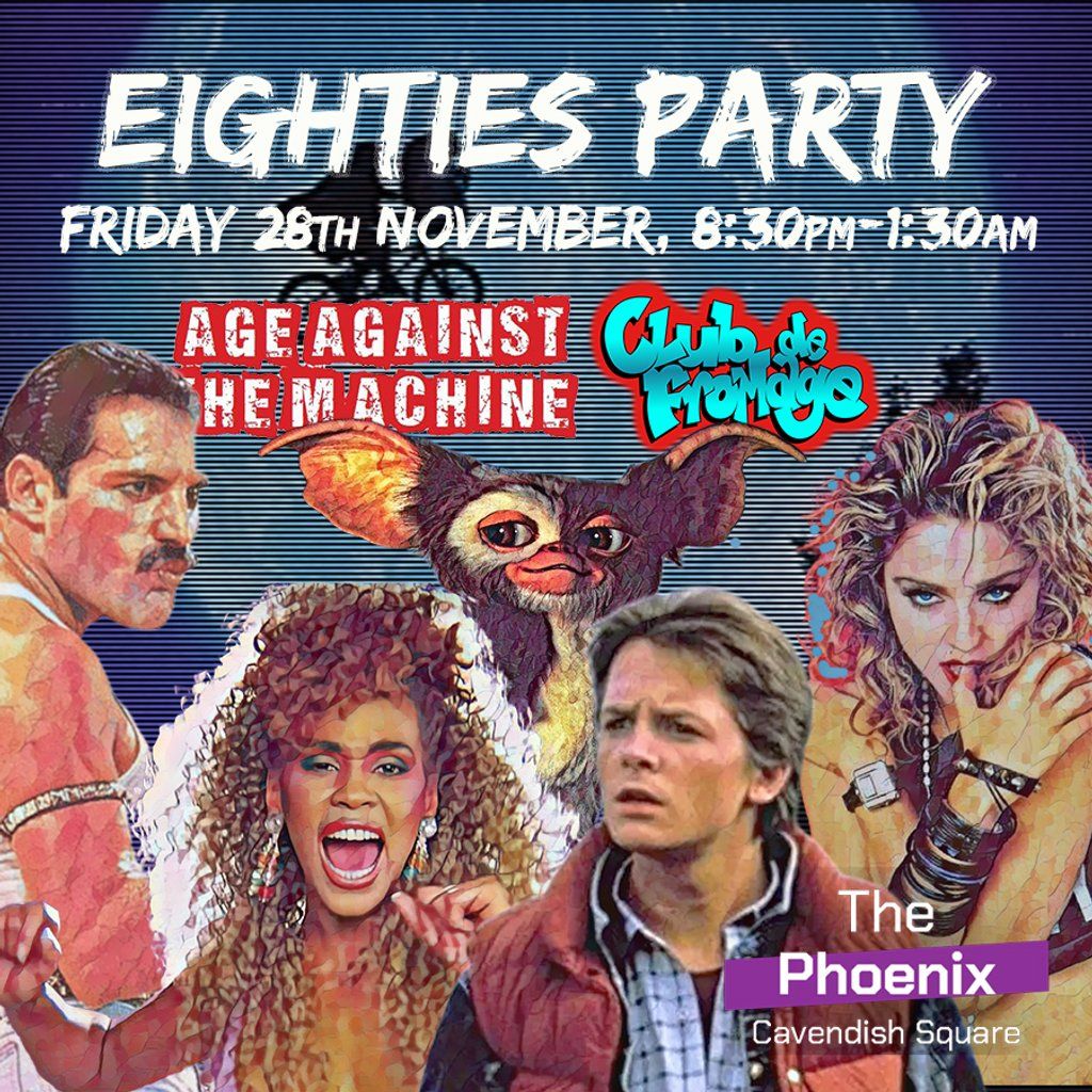 Age Against The Machine & Club de Fromage - 80s Special, 28 November | Event in London | AllEvents
