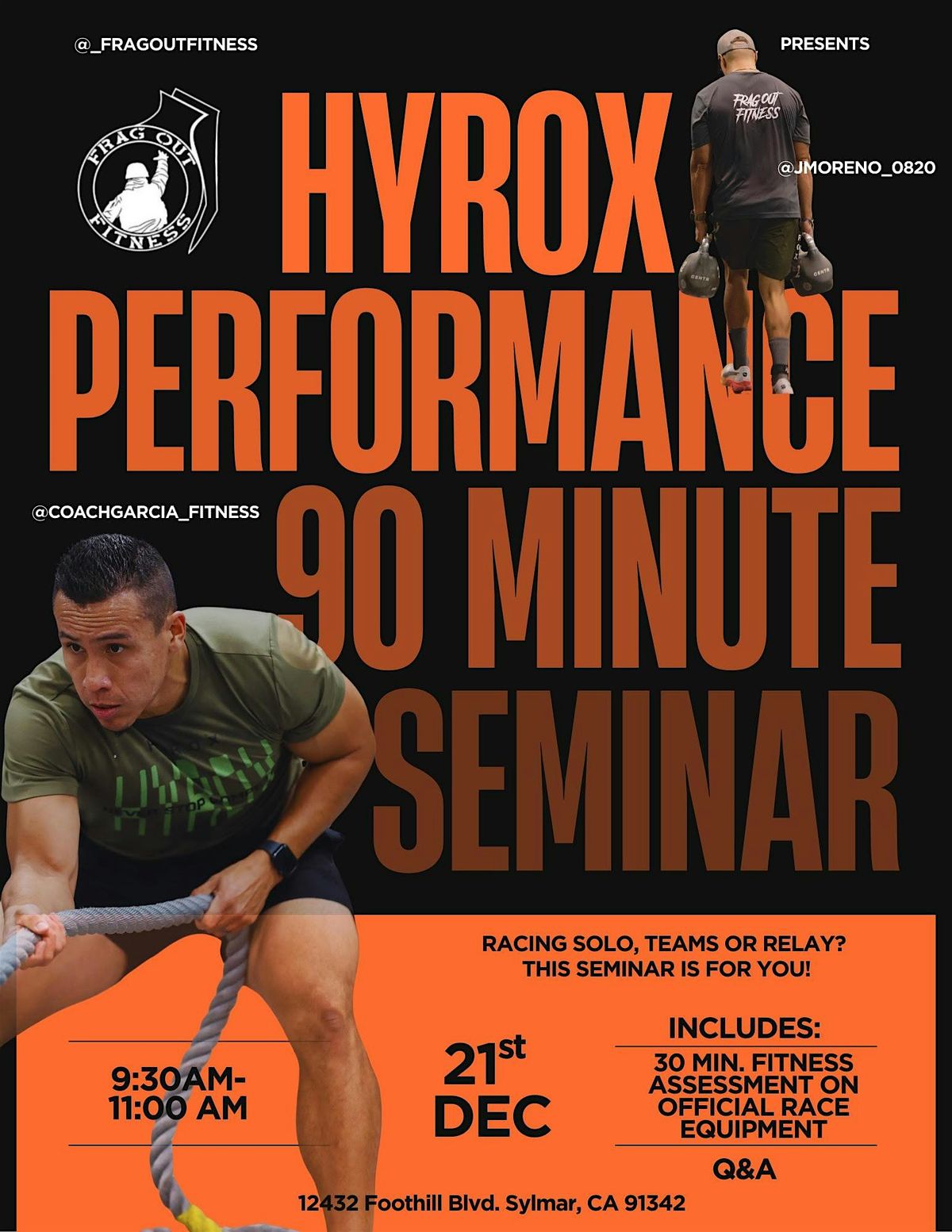 HYROX PERFORMANCE: 90-Minute Training & Assessment Seminar, 21 December | Event in Los Angeles | AllEvents